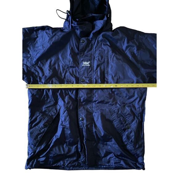 Helly Hanson Jacket Small Navy Blue Helly Tech packable rain coat wind breaker - Picture 6 of 8